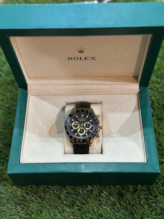 Rolex premium Quality leather strap Watch