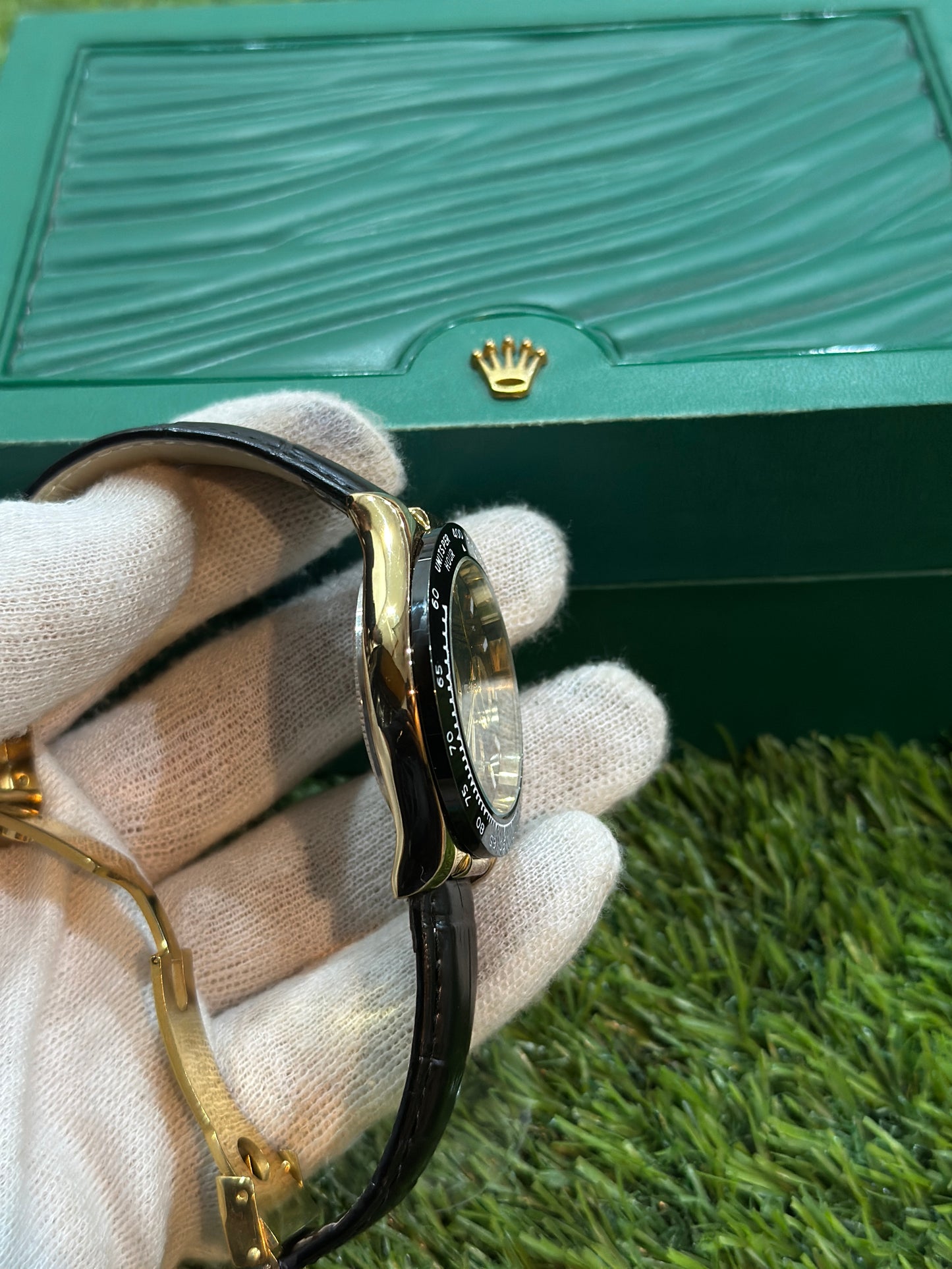 Rolex premium Quality leather strap Watch